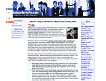 Tablet Screenshot of belajarforexpro.com